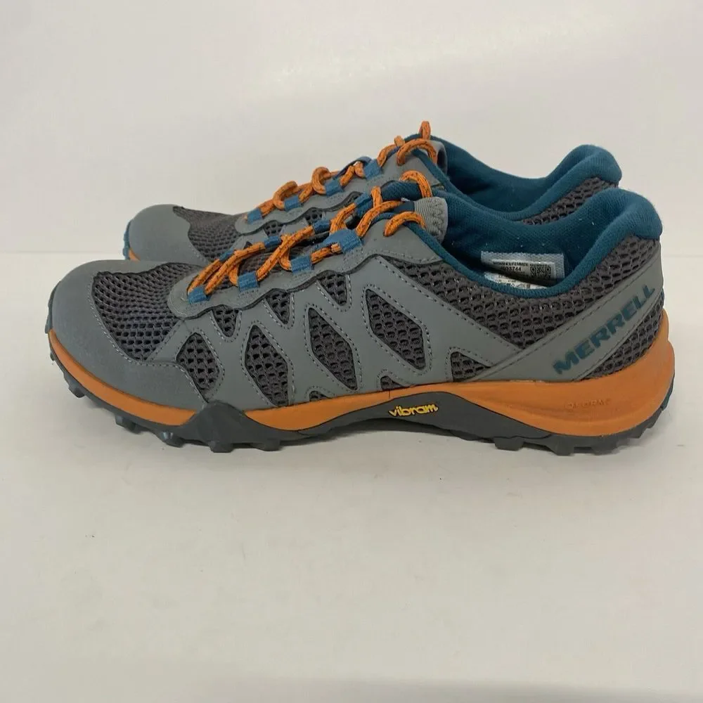 Merrell Shoes Siren 3 Aerosport Women 8.5 Gray Orange Trek Hiking Sneakers 3652 - Picture 5 of 16